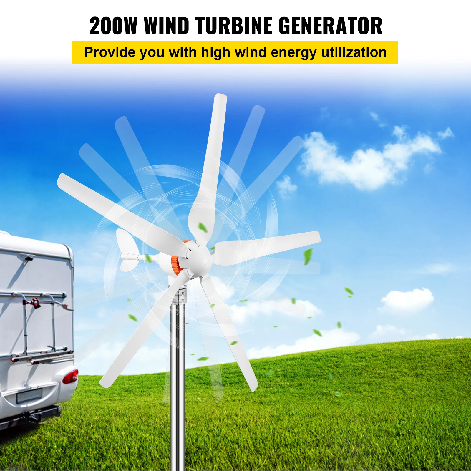 Kleiner Windturbinengenerator  – Renewable Energy Use Bewertung und Preis