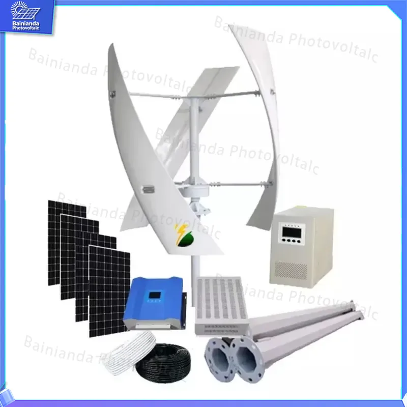 3KW 5KW 10KW Hybrid Wind-Solar – Off Grid Solar Kit Bewertung und Preis