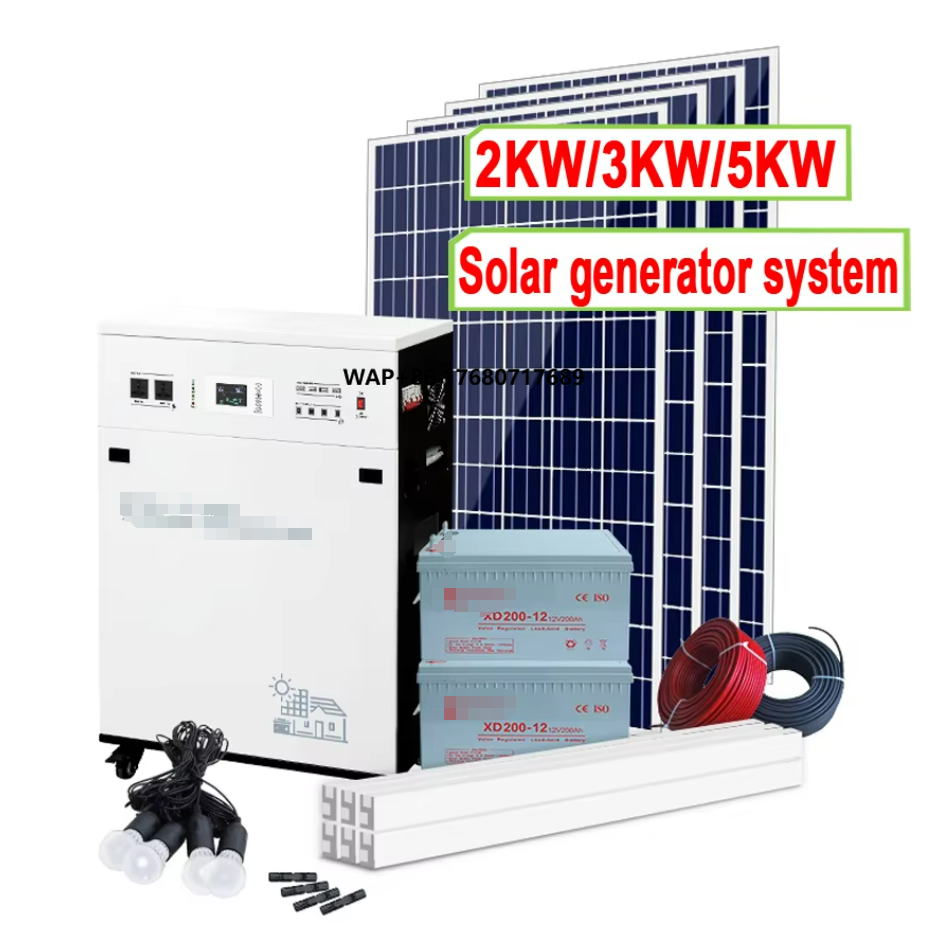 Fabrik-Direktverkauf 48 V 5 kW – Off Grid Solar Kit Bewertung und Preis